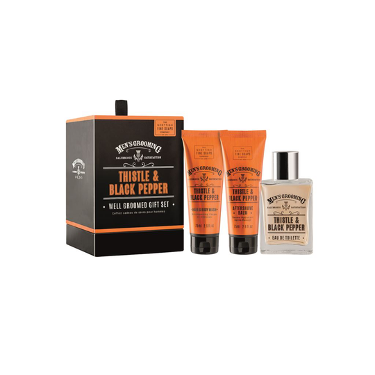 The Scottish Fine Soaps Company Men´s Grooming Thistle & Black Pepper Well Groomed Gift Set