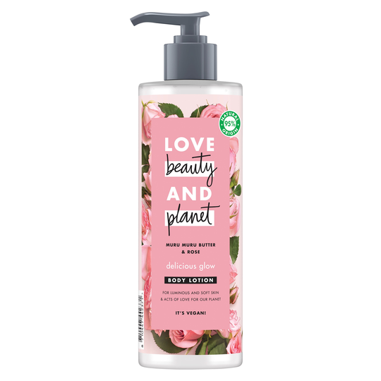 Love Beauty & Planet Muru Muru Butter & Rose Delicious Glow Body Lotio