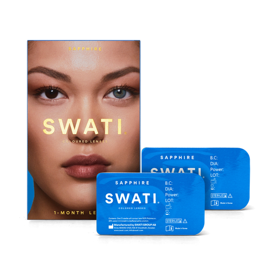 SWATI Cosmetics Coloured Lenses SAPPHIRE 1 MONTH
