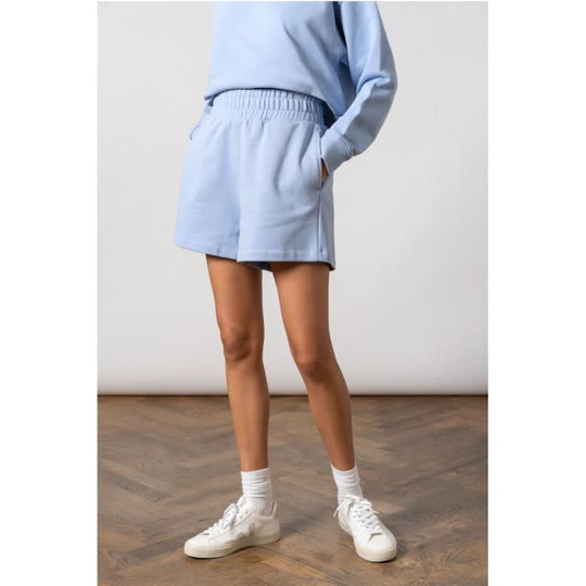 Mila Sweat Shorts - Ice Blue