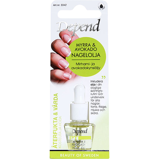 Myrrh & Avocado Nail Oil, Depend Nagelvård