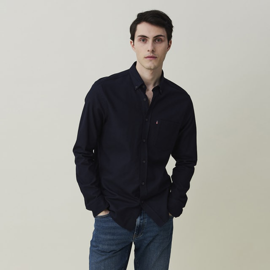 Peter Lt Flannel Organic Cotton Shirt