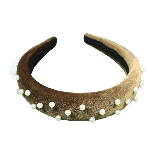 LYKO Diadem Velvet Pearl Green