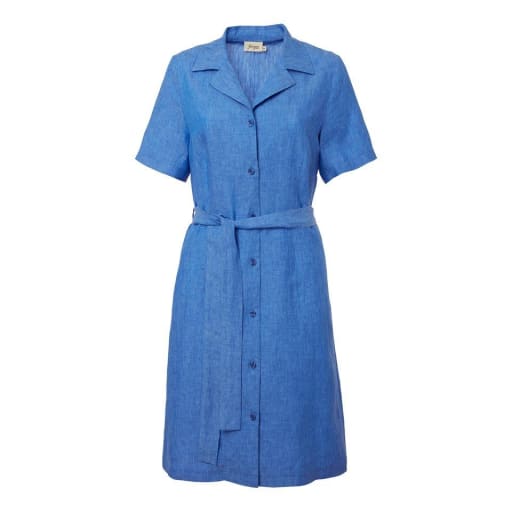 Skjortklänning I Linnetyg - Violetta Blue