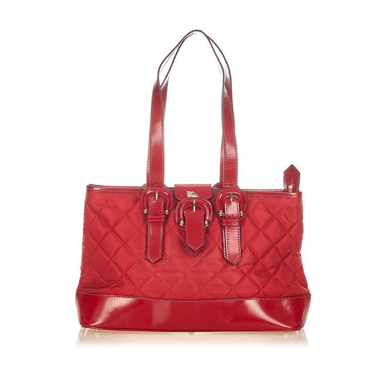 Burberry Quilted Nylon Tote Bag