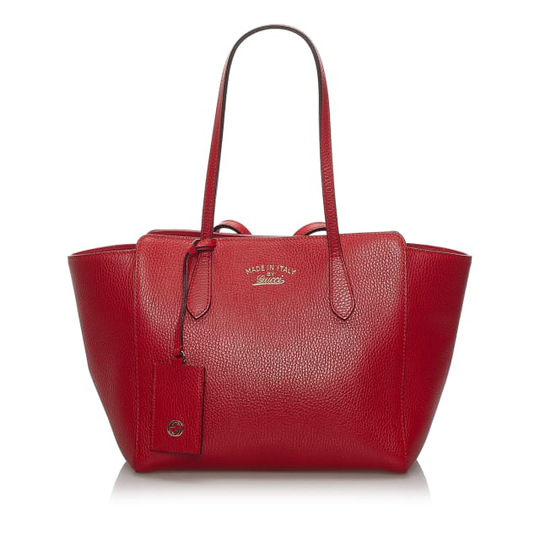 Gucci Swing Leather Shoulder Bag