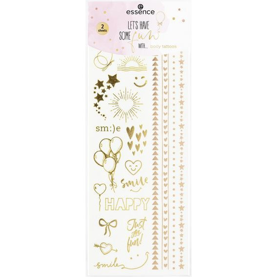 essence LETS HAVE SOME fun WITH… body tattoos