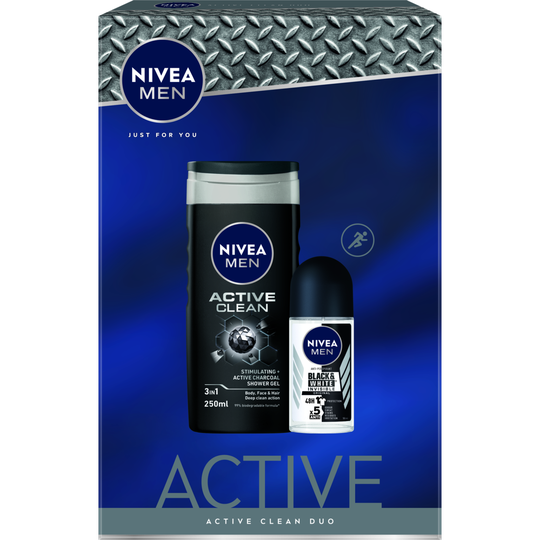 NIVEA Giftpack Active 300 ml