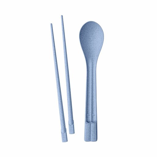 2-pack Ätpinnar Set med Sked Organic