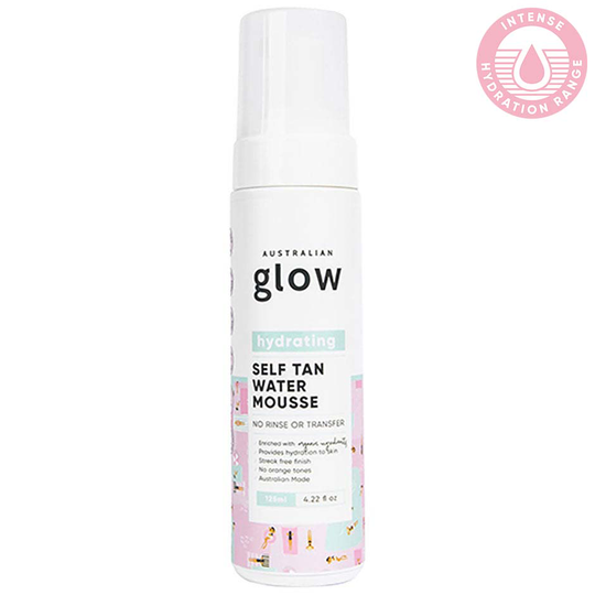 Hydrating Self-Tan Water Mousse with Kakadu Plum, 200 ml Australian Glow Brun utan sol (BUS)