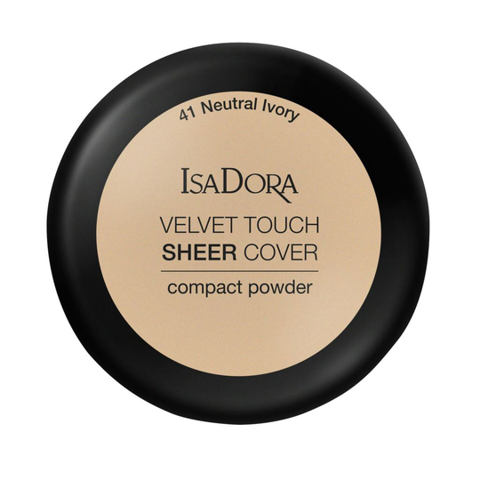 IsaDora Velvet Touch Sheer Cover Compact Powder 41 Neutral Ivory
