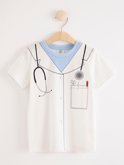 T-shirt med doktortryck
