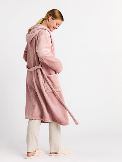 Morgonrock i fleece