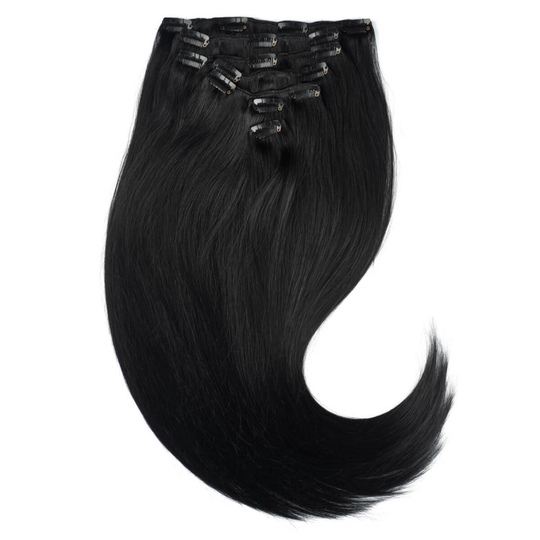 Rapunzel of Sweden Clip-on set Original 7 pieces 1.0 Black 50cm