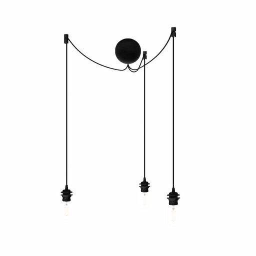 Cannonball Black Cluster 3 Ø 12cm L 2,5 M