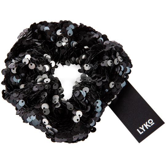 LYKO Sequins Hair Tie Black