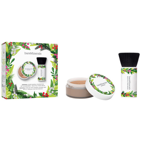 bareMinerals Original Foundation and Brush Duo Set Medium Beige