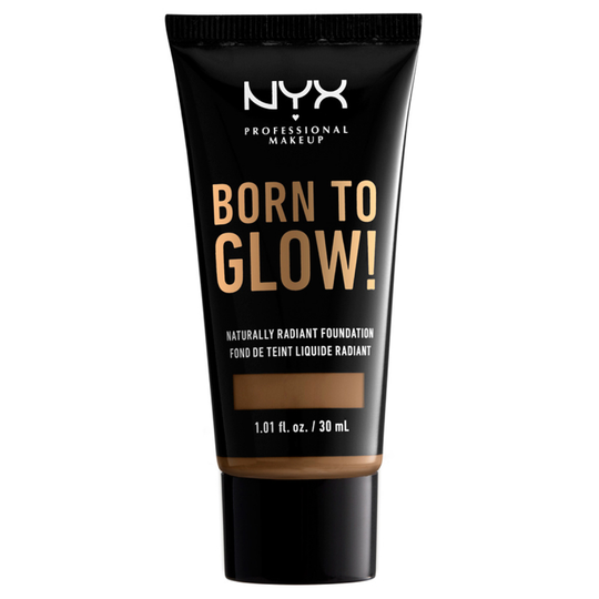 NYX Professional Makeup Born To Glow Naturally Radiant Foundation 18 Deep Sable