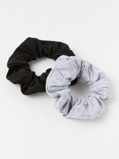 2-pack scrunchies i trikå