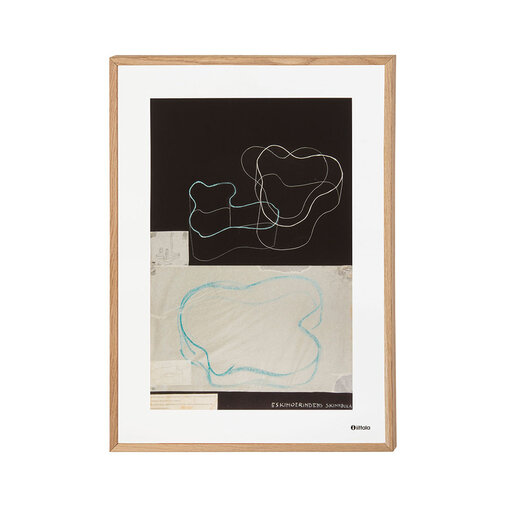 Aalto art poster 50x70cm Sketch black