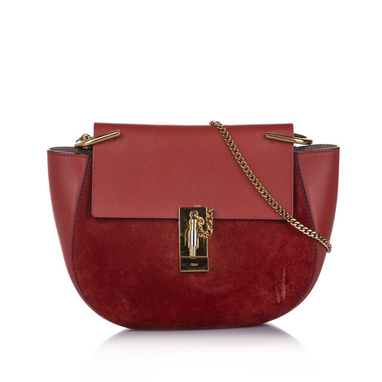 Chloe Drew Suede Crossbody Bag