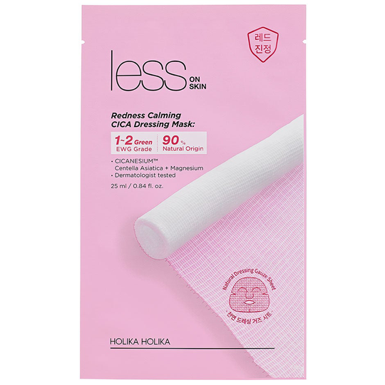 Less On Skin Redness Calming CICA Dressing Mask, 25 ml Holika Holika Ansiktsmask