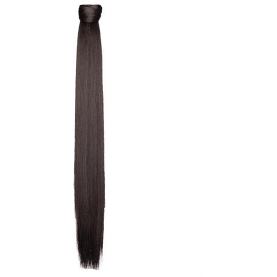 Rapunzel of Sweden Synthetic Clip-in Ponytail 50 cm 1.2 Black Brown