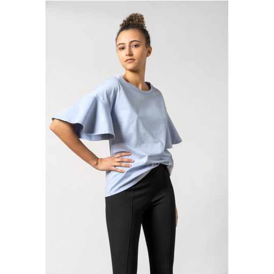 Coco Org Cotton Tee - Ice Blue
