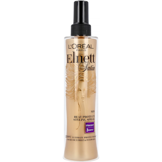 Loreal Paris Elnett Satin Heat Protect Styling Spray Straight 170 ml