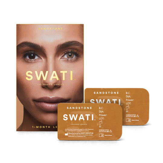 SWATI Cosmetics Coloured Lenses SANDSTONE 1 MONTH