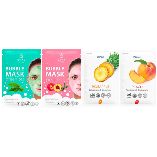 Smoothing Sheet Mask Kit, Stay Well Hudvård