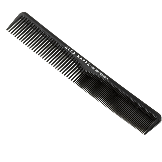 Acca Kappa Professional Fine Coarse Teeth Trimming Comb – 7250 Black