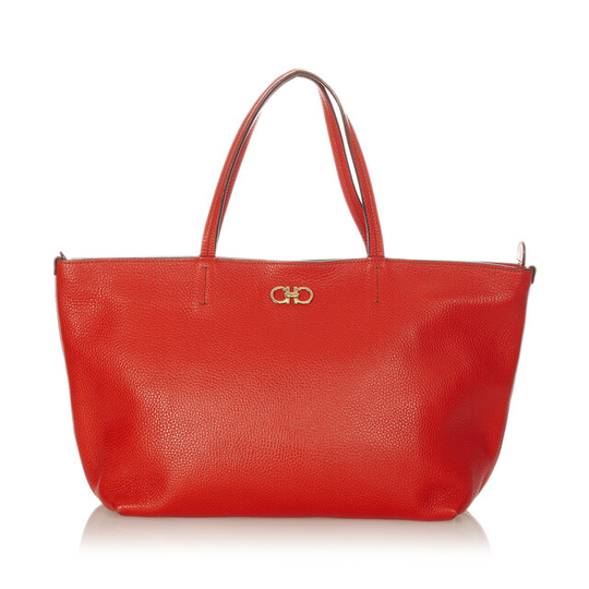 Ferragamo Bice Leather Tote Bag
