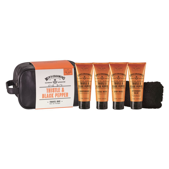 The Scottish Fine Soaps Company Men´s Grooming Thistle & Black Pepper Travel Bag