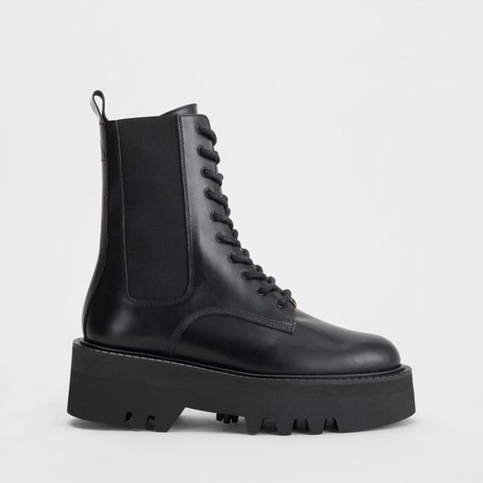 Pesaro Black Vacchetta Boot