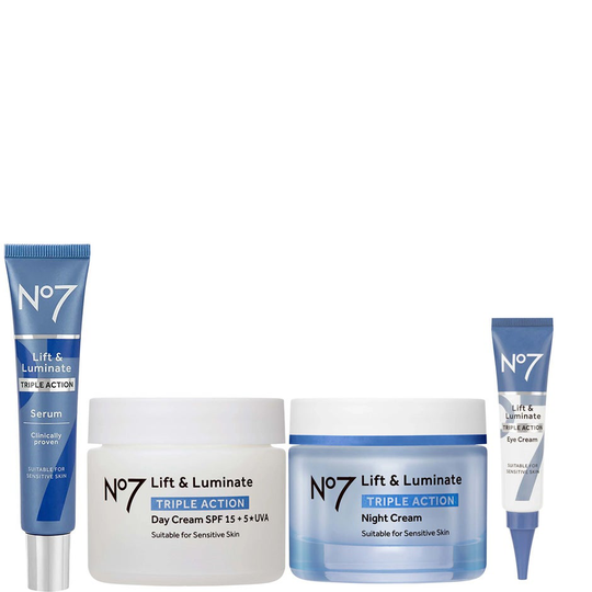 No7 Age-Defying Skincare Regime - Lift & Luminate, No7 Hudvård