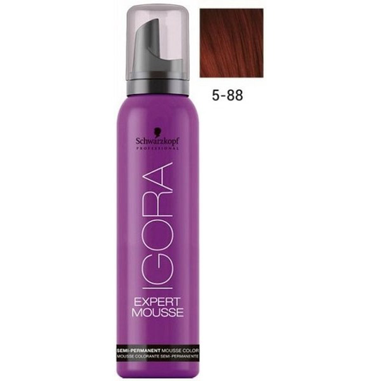 Schwarzkopf Professional Igora Expert Mousse 5-88 Light Brown Red Extr