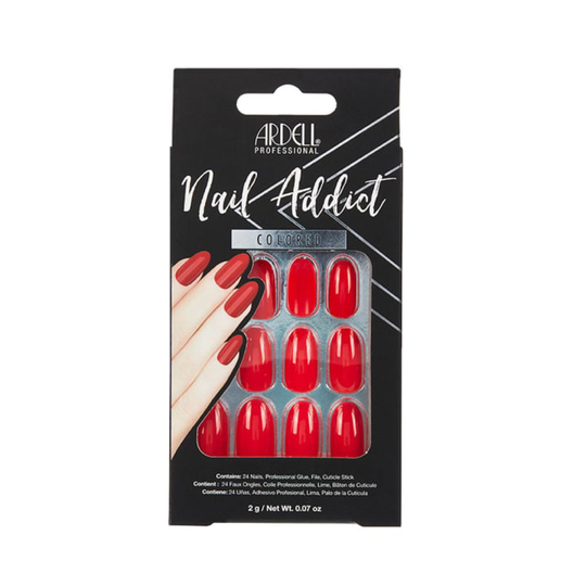 Nail Addict Colored Cherry Red