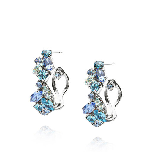 Stella Loop Earring Blue Combo