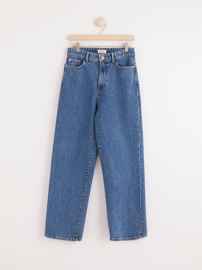 HANNA Vida high waist-jeans med croppat ben