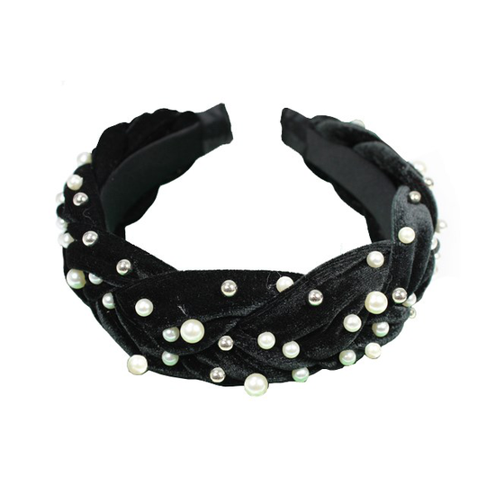 LYKO Diadem Braid Pearl Black