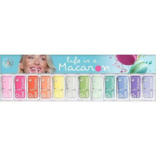Depend O2 Vårens O2 lack i box ''Life is a Macaron''