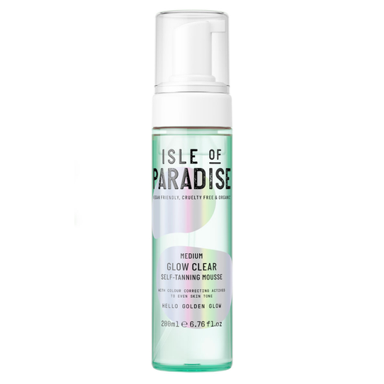 Isle of Paradise Glow Clear Self Tanning Mousse Medium