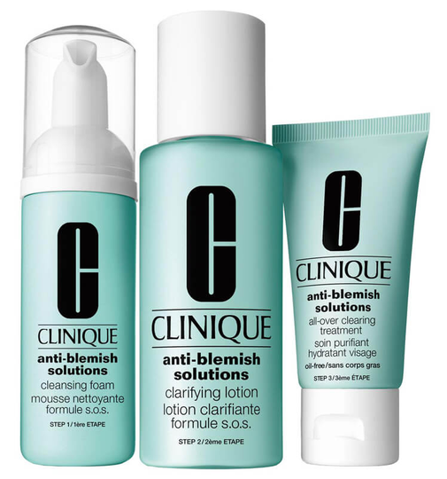 Clinique Anti-Blemish 3-Step Skin Care System (180ml)