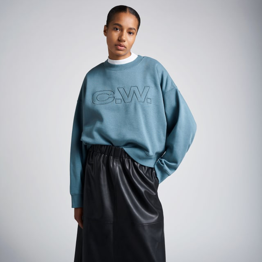 Sweatshirt med C.W.-logga NOELLE