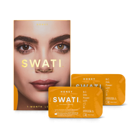 SWATI Cosmetics Coloured Lenses HONEY 1 MONTH