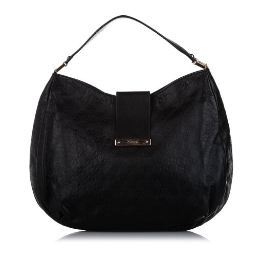 Gucci Guccissima New Ladies Leather Hobo Bag