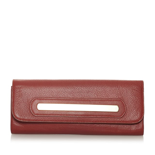 Chloe Leather Long Wallet