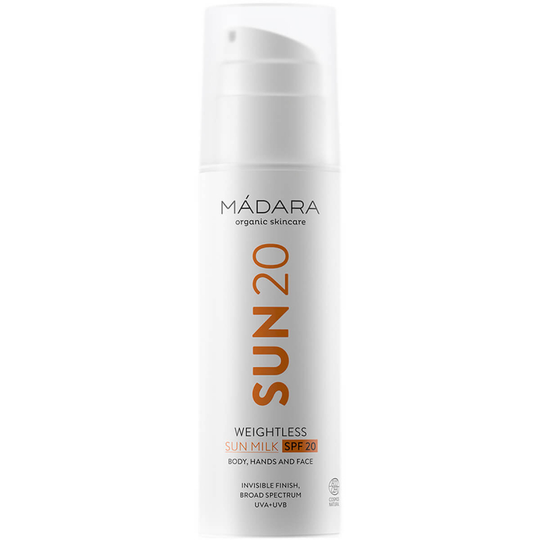 MÁDARA Weightless Sun Milk SPF 20 (150ml)