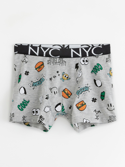 Boxershorts med tryck